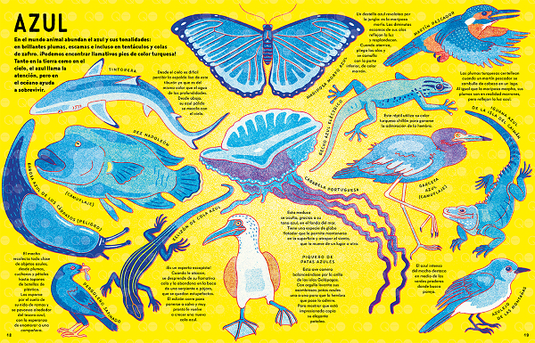 Ilustración de Caleidoscopio animal
