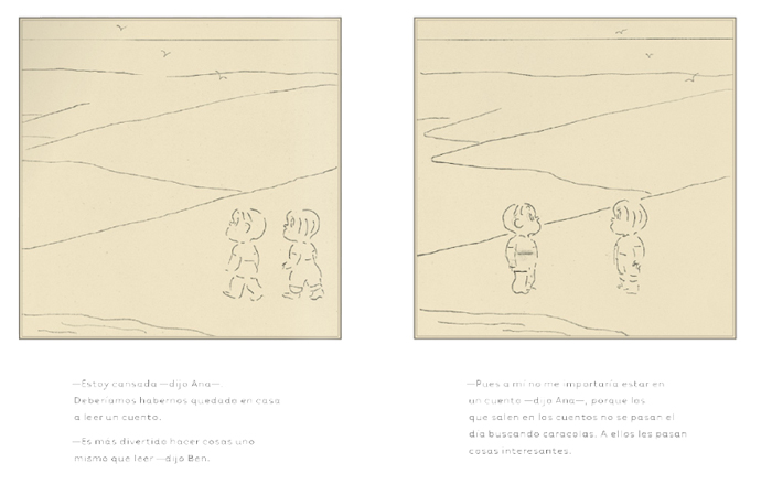 Ilustración de La playa mágica