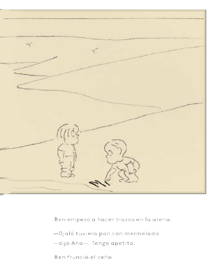Ilustración de La playa mágica