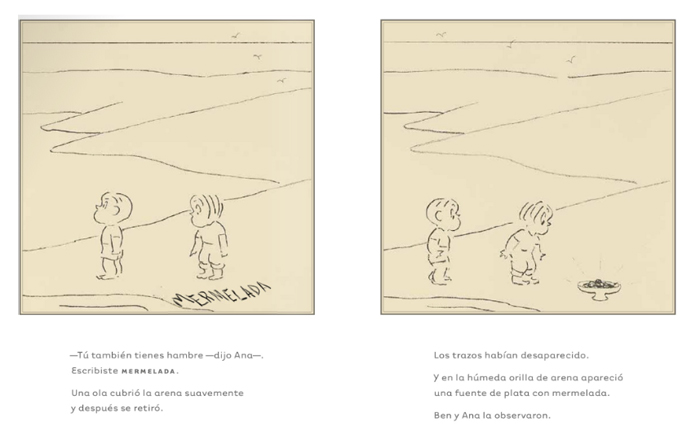 Ilustración de La playa mágica