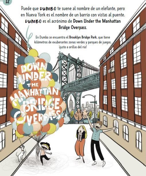 Ilustración de Grandes ciudades, pequeños viajeros. Nueva York