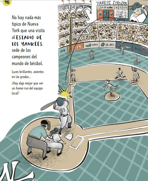 Ilustración de Grandes ciudades, pequeños viajeros. Nueva York