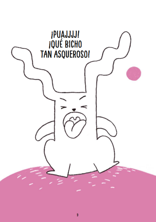 Ilustración de Lombriz y conejo