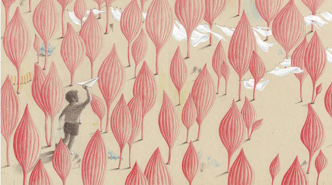 Ilustración de GRANDE y PEQUEÑO