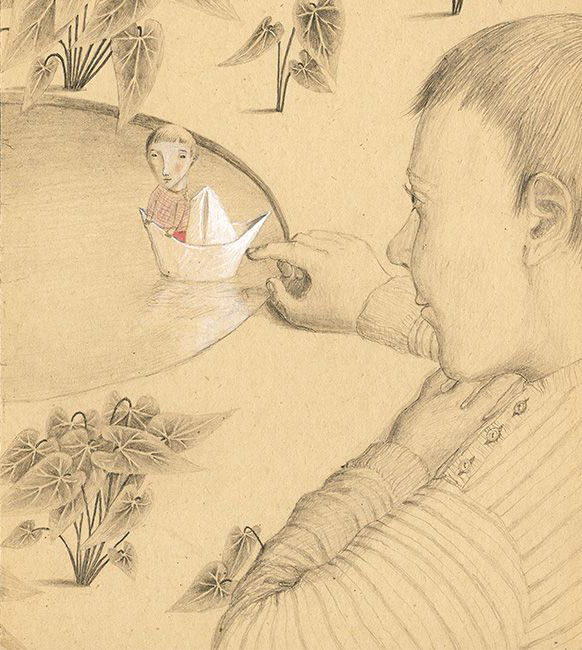 Ilustración de GRANDE y PEQUEÑO
