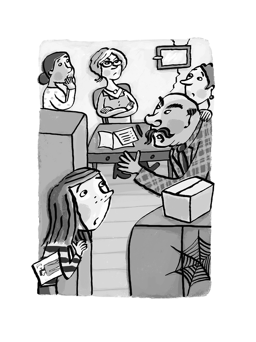 Ilustración de ¡Qué horror de vecinos!