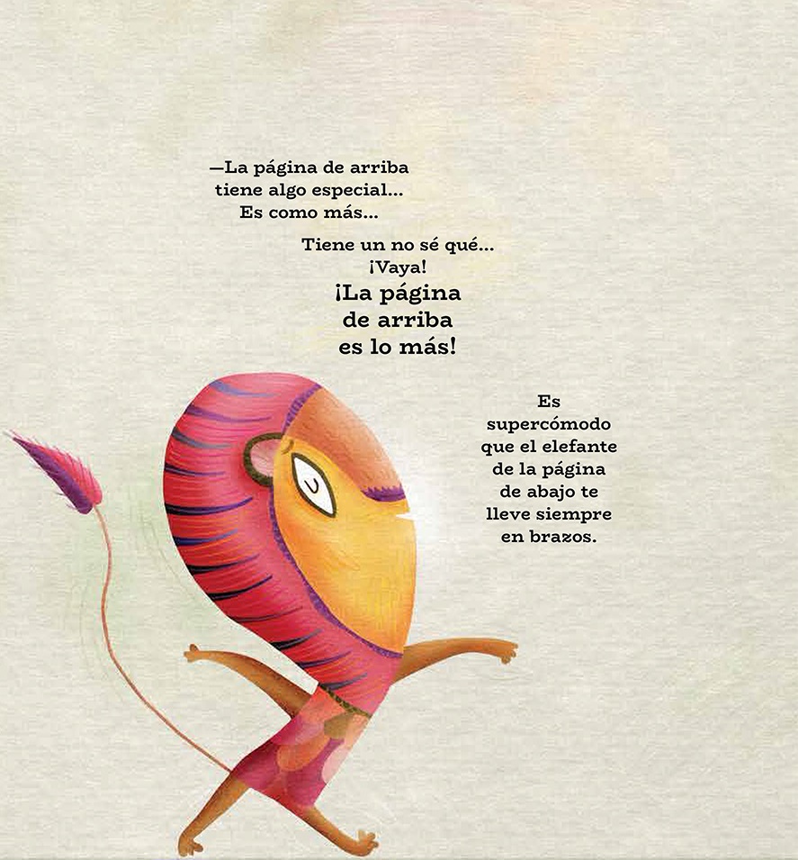 Ilustración de La página de arriba