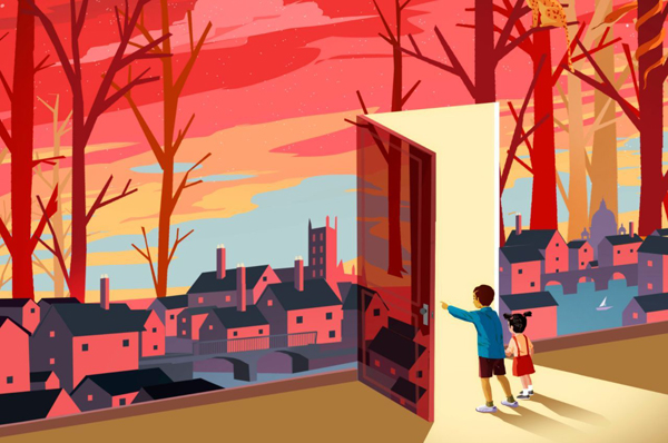 Ilustración de Cuentos para leer el mundo