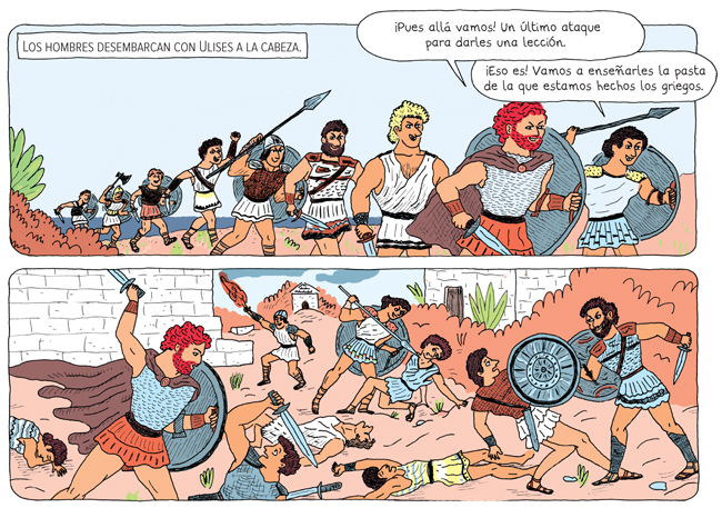 Ilustración de La Odisea. Las aventuras de Ulises