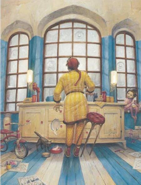 Ilustración de El perro negro