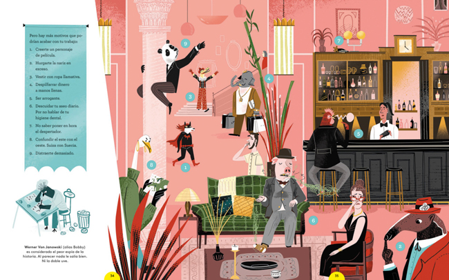Ilustración de Manual para espías