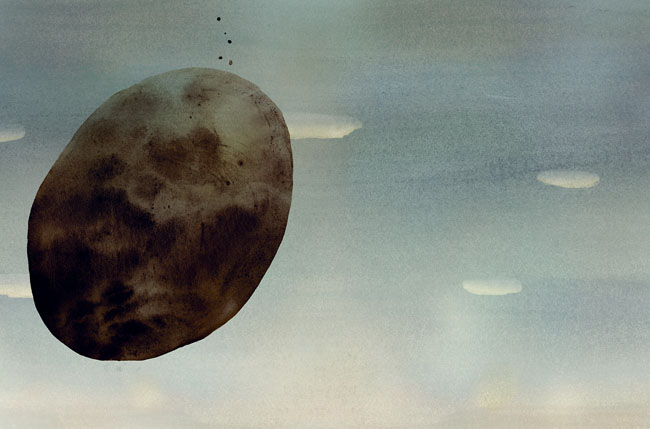 Ilustración de LA ROCA DEL CIELO