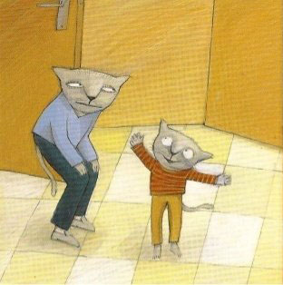 Ilustración de Gato Guille y los monstruos