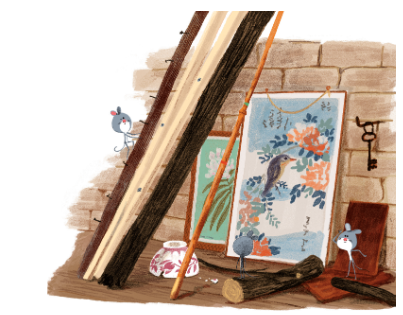 Ilustración de Escuela de ratones