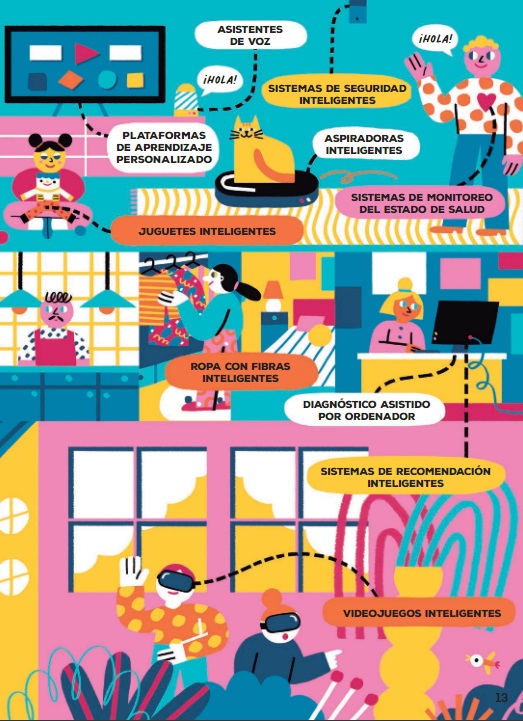 Ilustración de ENTRE MÁQUINAS INTELIGENTES