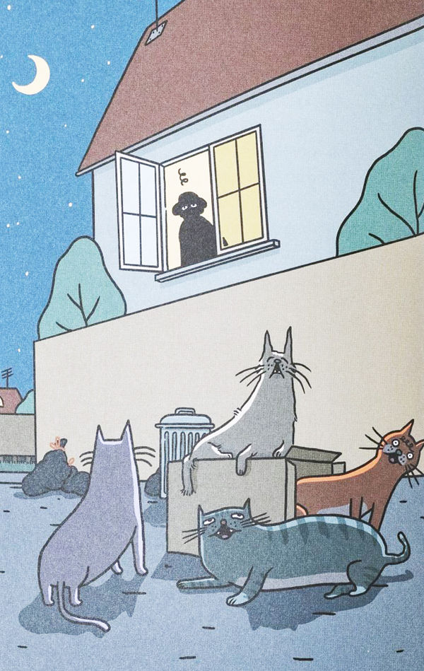 Ilustración de Diario de un gato asesino. El regreso