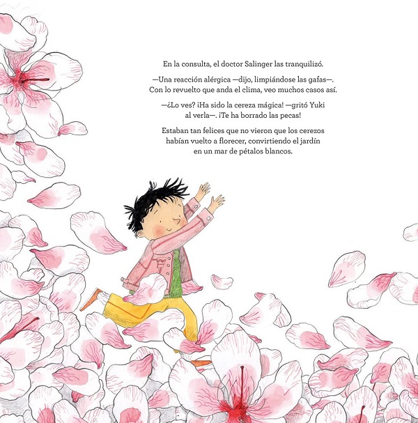 Ilustración de Un cerezo