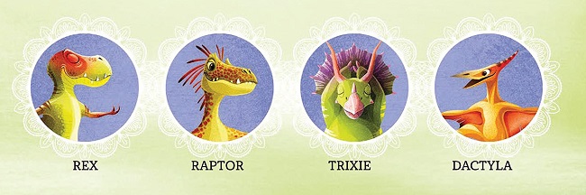 Ilustración de DINO YOGA