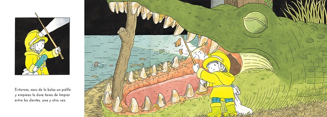 Ilustración de DIENTES DE COCODRILO