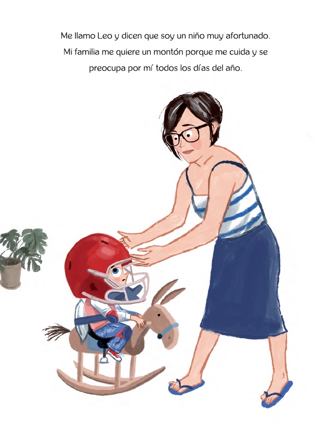Ilustración de LEO, ¡ten cuidado!