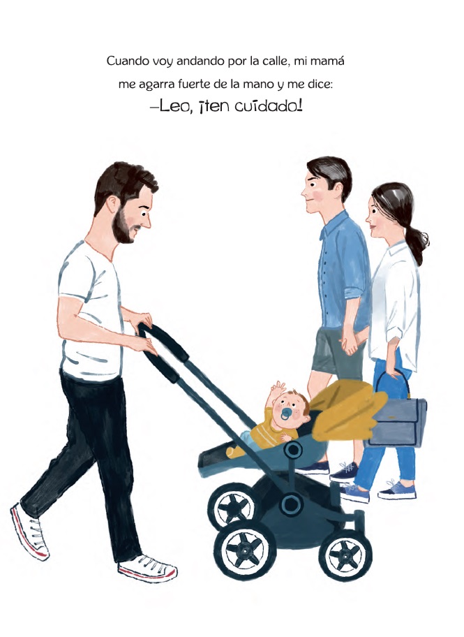Ilustración de LEO, ¡ten cuidado!