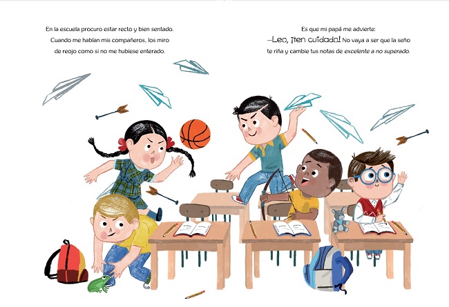 Ilustración de LEO, ¡ten cuidado!
