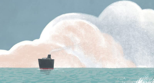 Ilustración de La roca de Mila y Carlos