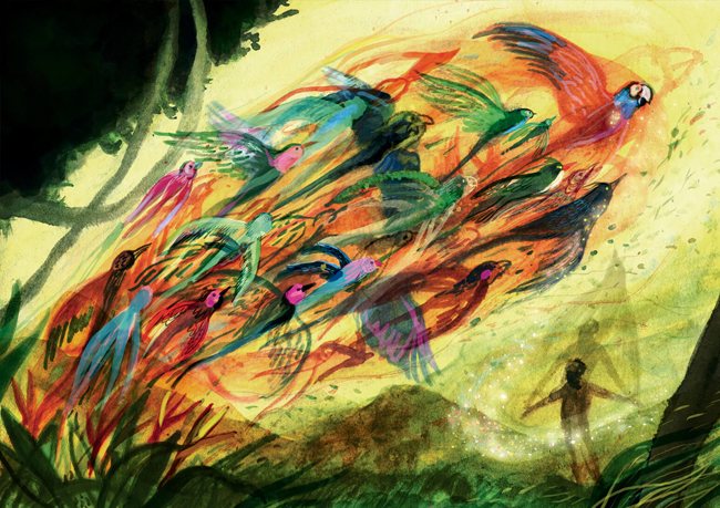 Ilustración de Un libro de la selva