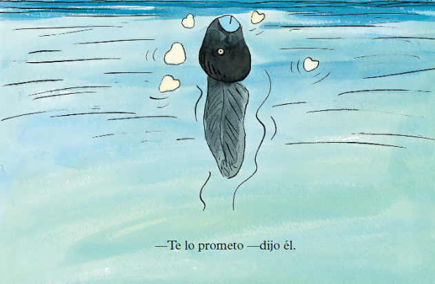 Ilustración de La promesa del renacuajo