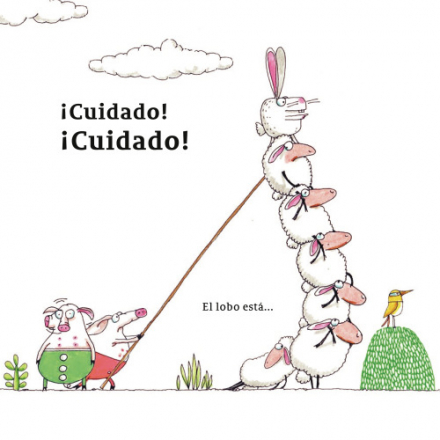 Ilustración de No pierdas de vista AL LOBO