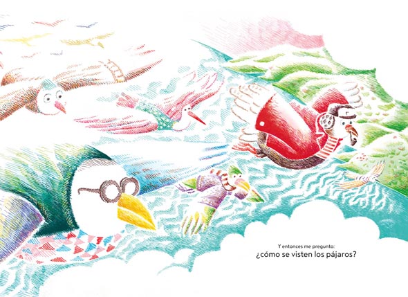 Ilustración de ¿Cómo se visten los pájaros?