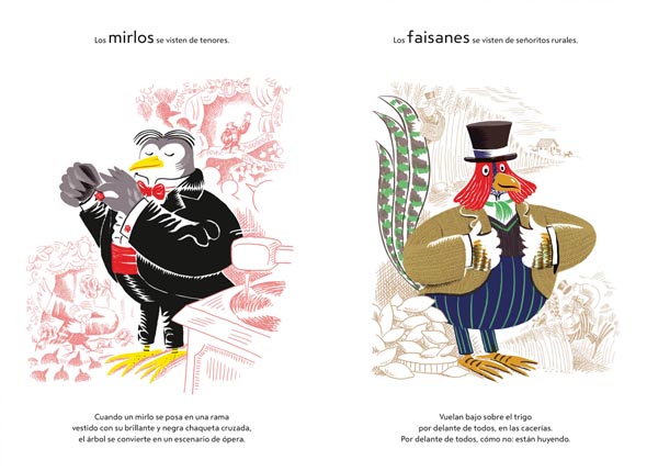 Ilustración de ¿Cómo se visten los pájaros?