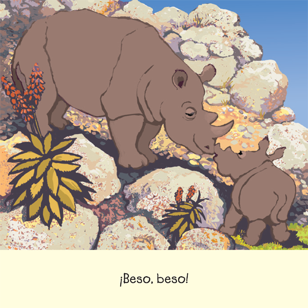 Ilustración de ¡Beso, beso!