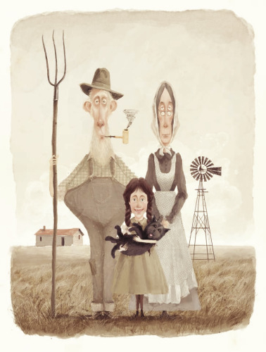 Ilustración de El maravilloso mago de Oz