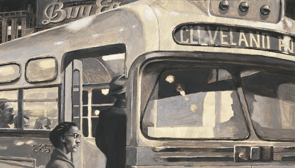 Ilustración de El autobús de Rosa