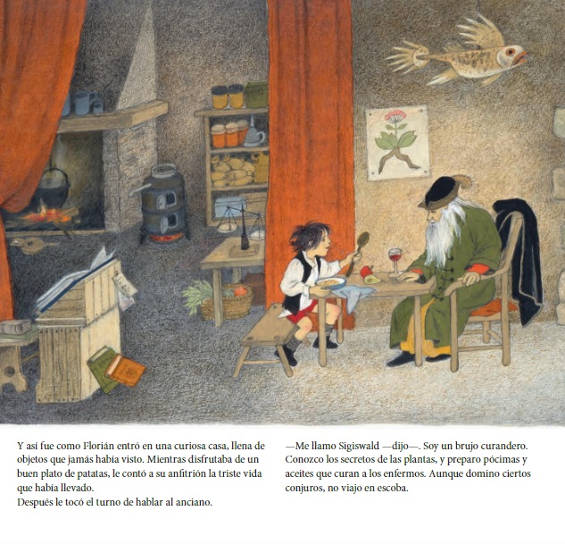 Ilustración de El aprendiz de brujo