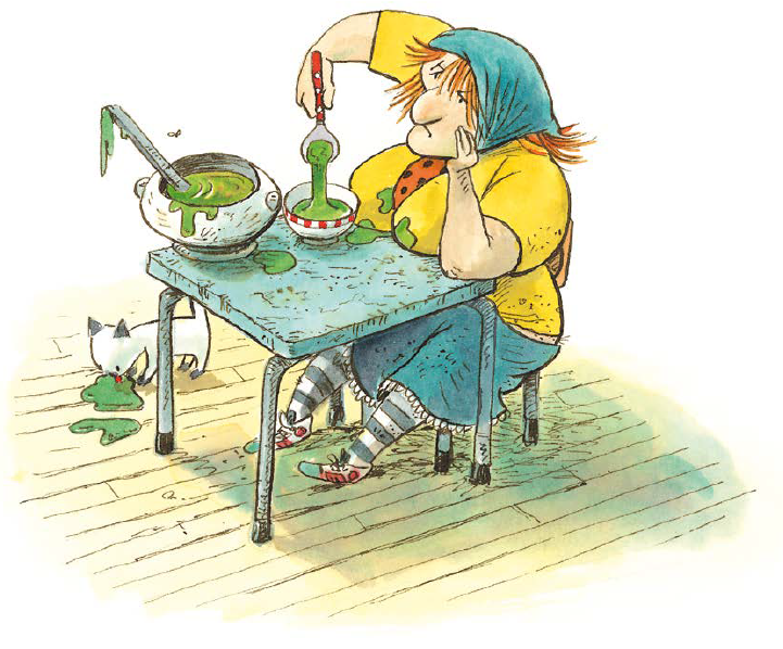 Ilustración de La ensalada de la bruja