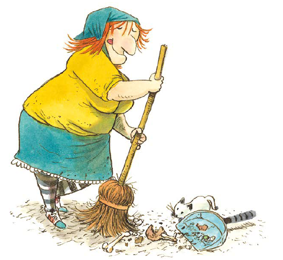 Ilustración de La ensalada de la bruja