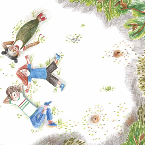 Ilustración de Jugamos al escondite