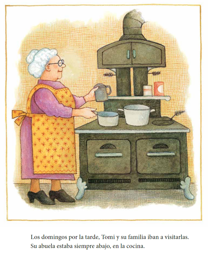 Ilustración de Abuela de arriba y abuela de abajo