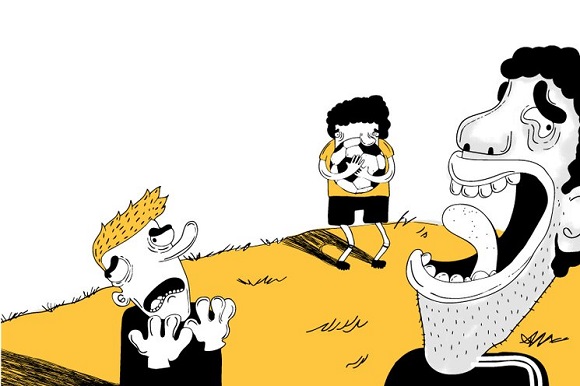 Ilustración de EL LOCO HIGUITA Y EL ESCORPIÓN