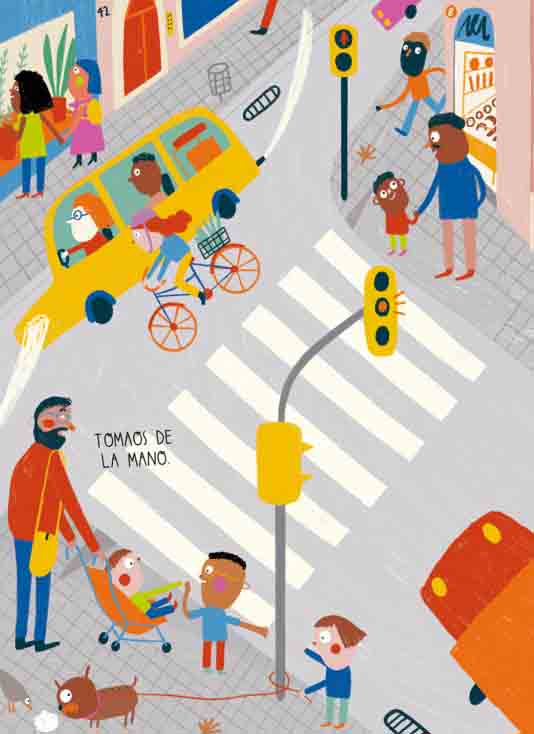 Ilustración de Un paseo por la ciudad