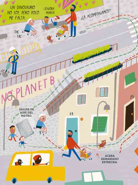 Ilustración de Un paseo por la ciudad