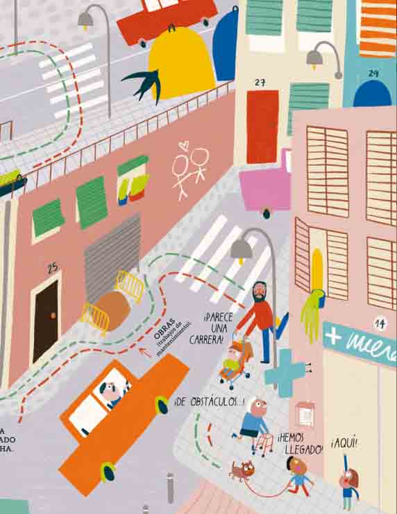 Ilustración de Un paseo por la ciudad