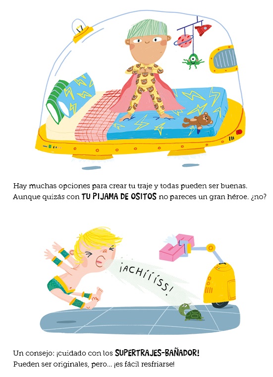 Ilustración de SUPERHEROÍNAS Y SUPERHÉROES