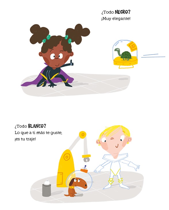 Ilustración de SUPERHEROÍNAS Y SUPERHÉROES