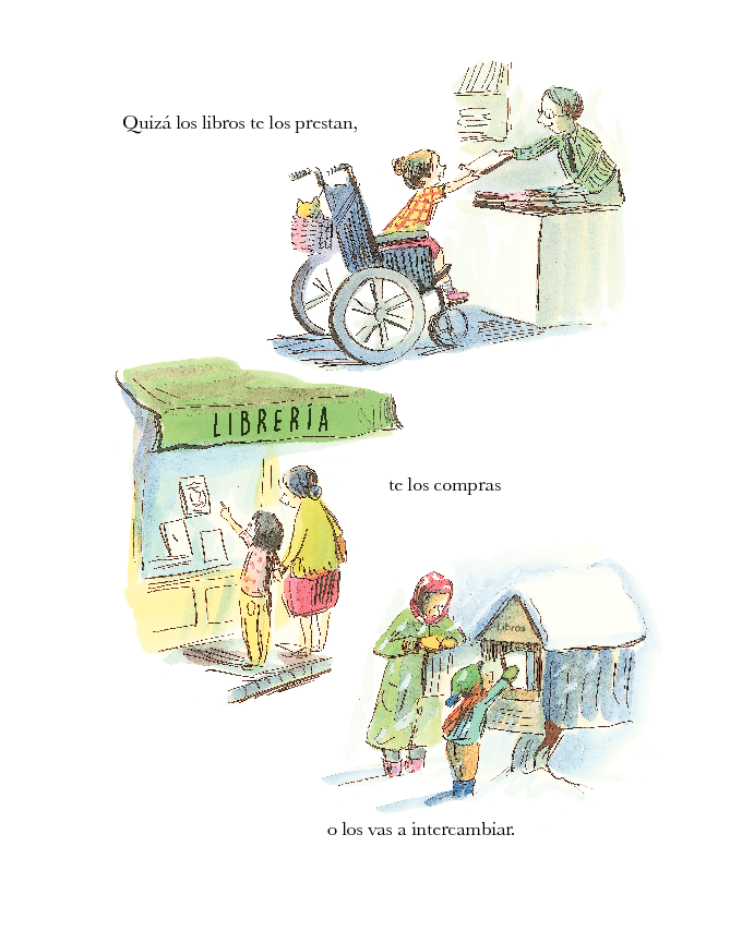 Ilustración de Eres un lector, eres un escritor