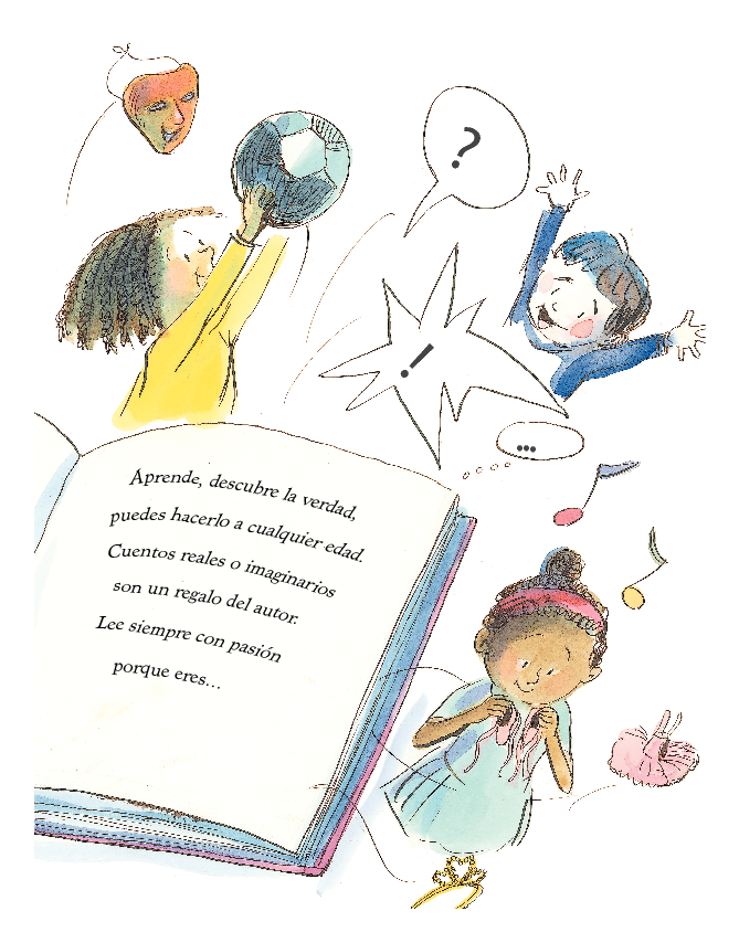 Ilustración de Eres un lector, eres un escritor