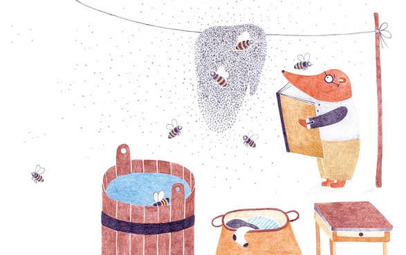 Ilustración de Jozko el apicultor