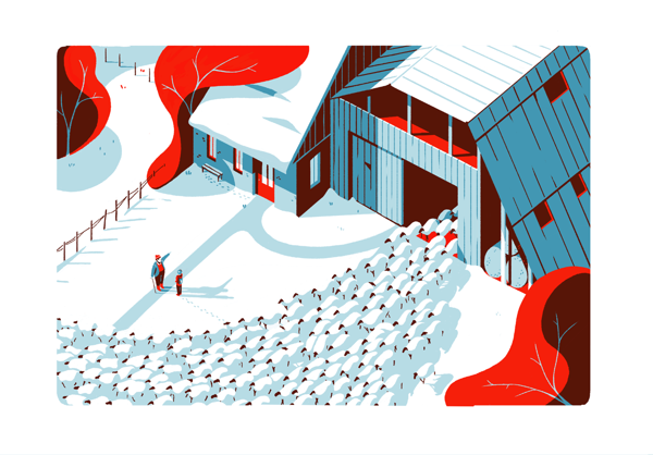 Ilustración de Fuera de pista